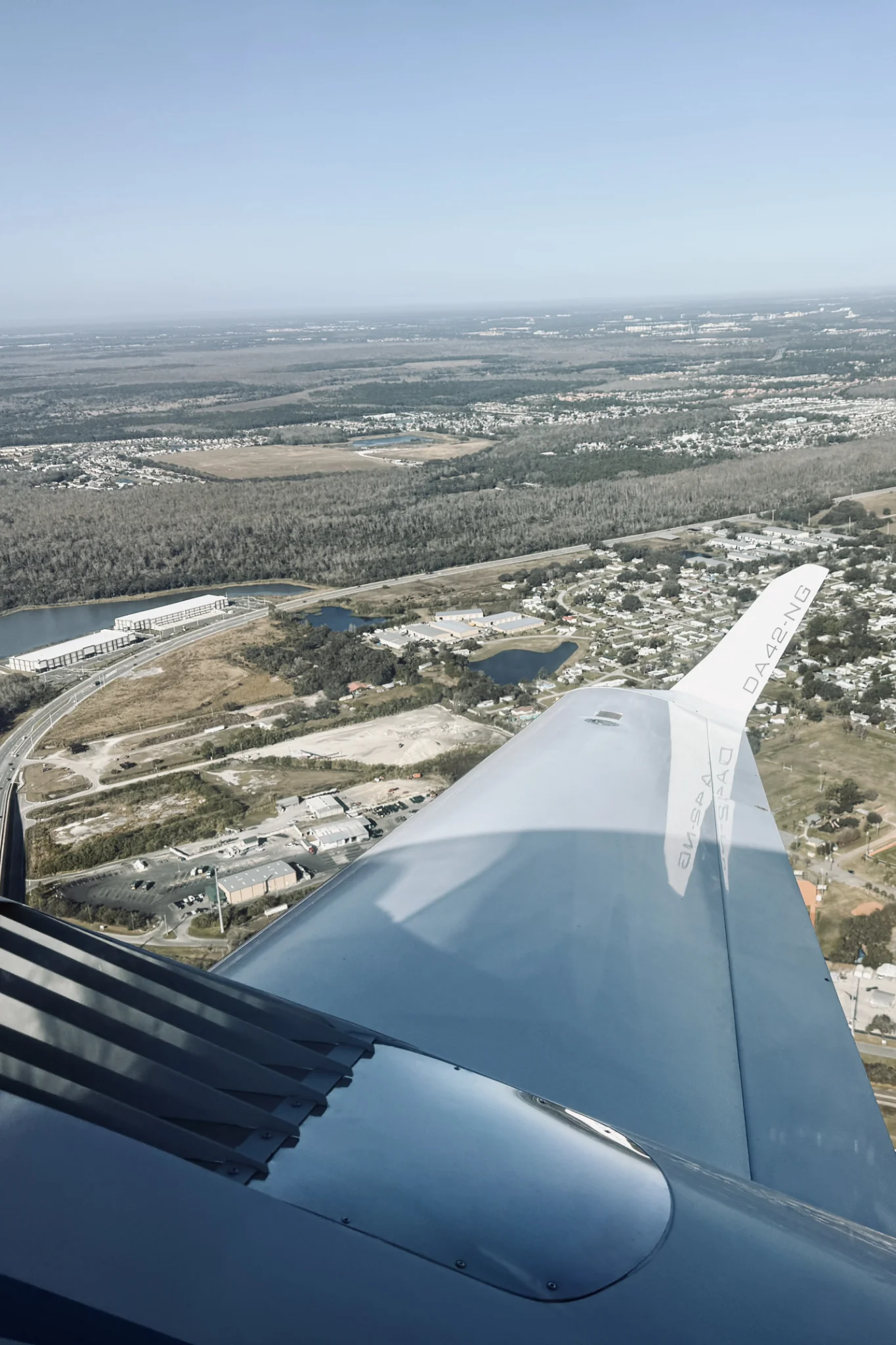 DA42 in flight